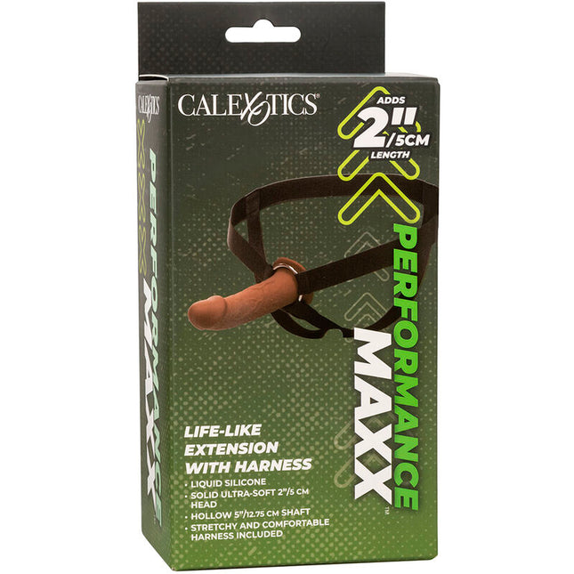 CALEXOTICS - EXTENSIE PERFORMANCE MAXX REALISTICE CU HAM PIELE MAROIE