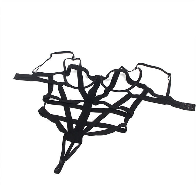 SUBBLIME - BODY SEXY CU DECOUPERĂTURI NEGRU S/M