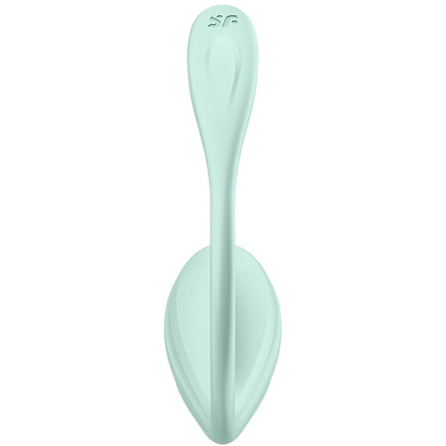 SATISFYER - STIMULATOR PUNCT G SMOOTH PETAL VERDE APĂ APLICAȚIE GRATUITĂ