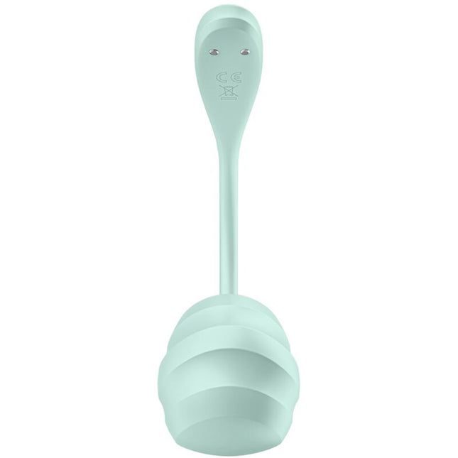 SATISFYER - STIMULATOR PUNCT G SMOOTH PETAL VERDE APĂ APLICAȚIE GRATUITĂ