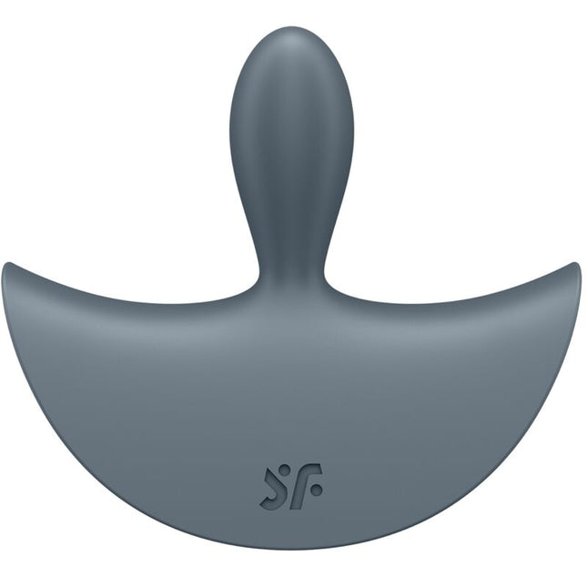 SATISFYER - VIBRATOR BOOTY ABSOLUTE BEGNERS CU 2 DOPURI ANAL, UNISEX, NEGRU