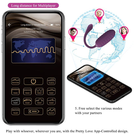 PRETTY LOVE - OU VIBRANT REÎNCĂRCABIL CASPER PURPLE