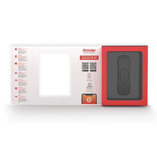 ONIDER - VIBRATOR REÎNCĂRCABIL MANILA PANTY CU 9 VITEZE 9,6 CM X 2,6 CM - APLICAȚIE GRATUITĂ