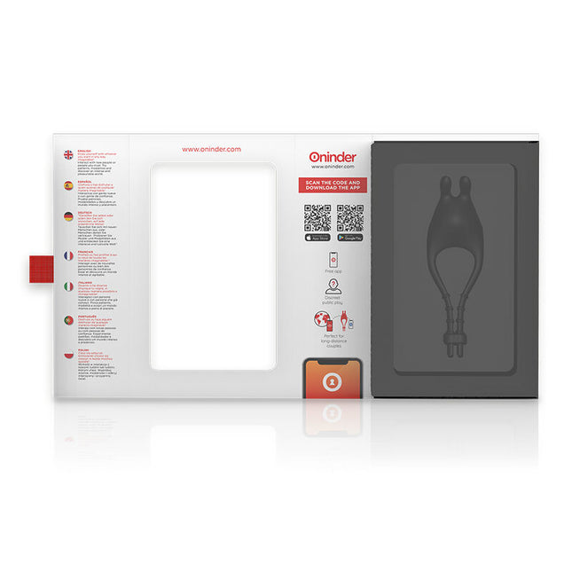 ONINDER - INEL VIBRATOR REGLABIL REÎNCĂRCABIL PAMPA CU STIMULATOR DE CLITORIS 10 VITEZE - APLICAȚIE GRATUITĂ