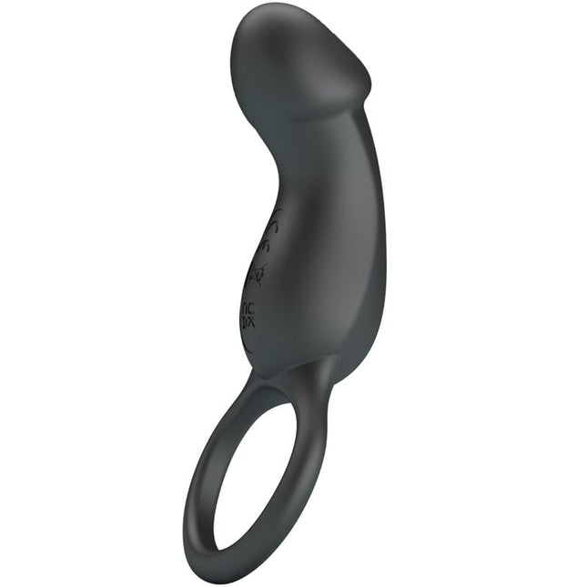 PRETTY LOVE - TRAE RING & VIBRATOR BLACK