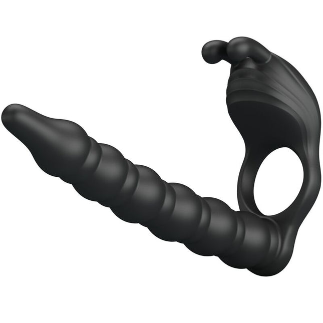 PRETTY LOVE - INEL DE PENIS BLACKNEY CU PLUG VIBRATOR NEGRU
