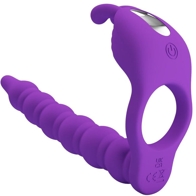 PRETTY LOVE - INEL PENTRU PENIS BLACKNEY CU PLUG VIBRATOR LILA