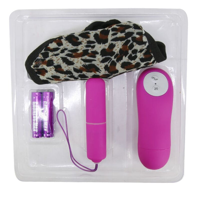 ȘALĂ - TANGA CU GLONȚ VIBRATOR ȘI CONTROL MOV