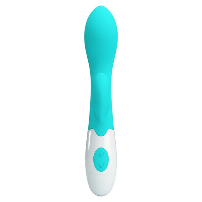 PRETTY LOVE - VIBRATOR PENTRU PUNCT G VERDE ACVATIC LUMINOS