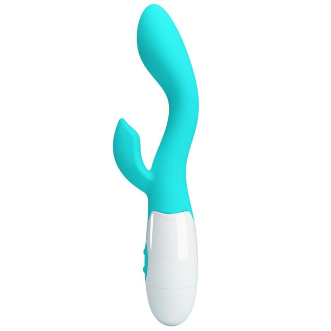 PRETTY LOVE - VIBRATOR PENTRU PUNCT G VERDE ACVATIC LUMINOS