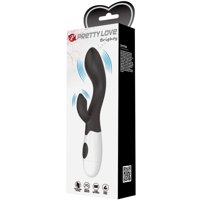 PRETTY LOVE - VIBRATOR BRIGHTY PENTRU PUNCTUL G NEGRU