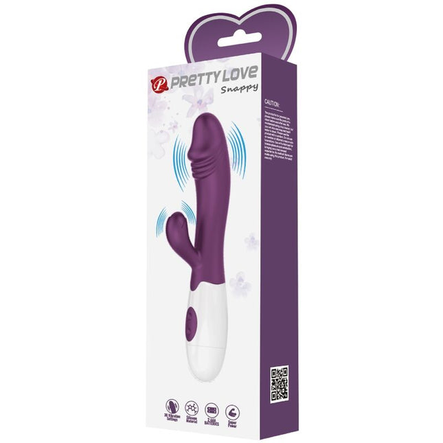 PRETTY LOVE - VIBRATOR SNAPPY PENTRU PUNCTUL G, MOV