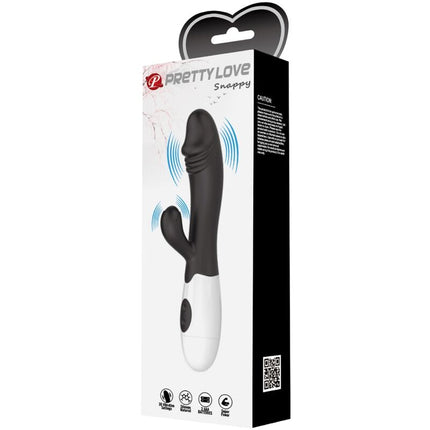 PRETTY LOVE - VIBRATOR SNAPPY PENTRU PUNCTUL G NEGRU