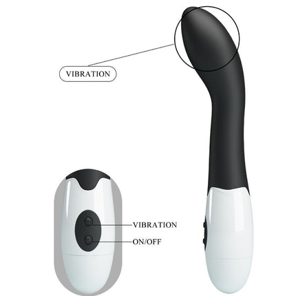 PRETTY LOVE - VIBRATOR BISHOP PUNCT G 30 MODURI NEGRU