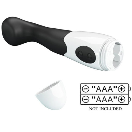 PRETTY LOVE - VIBRATOR CHARLES PUNCT G 30 MODURI NEGRU