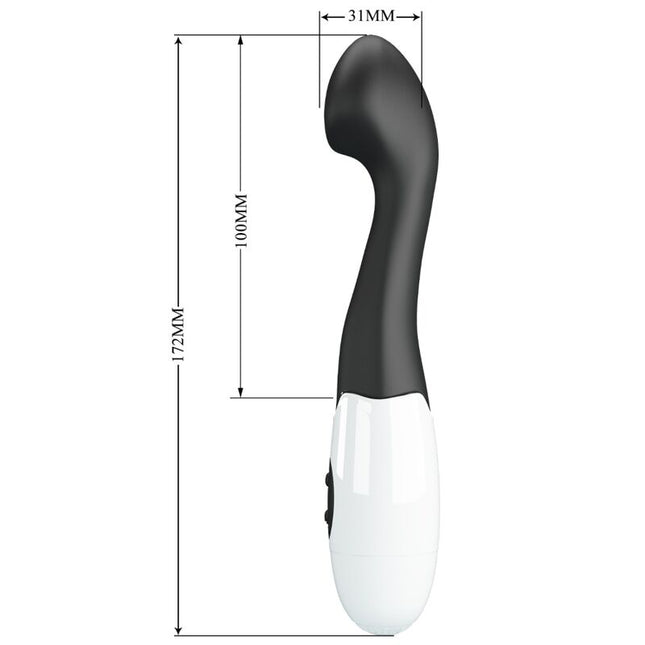 PRETTY LOVE - VIBRATOR CHARLES PUNCT G 30 MODURI NEGRU