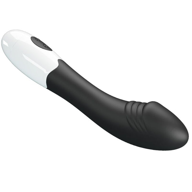 PRETTY LOVE - VIBRATOR ELEMENTAL PENTRU PUNCTUL G 30 DE MODURI NEGRU