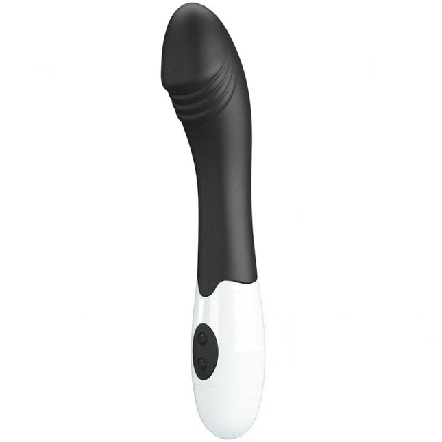 PRETTY LOVE - VIBRATOR ELEMENTAL PENTRU PUNCTUL G 30 DE MODURI NEGRU