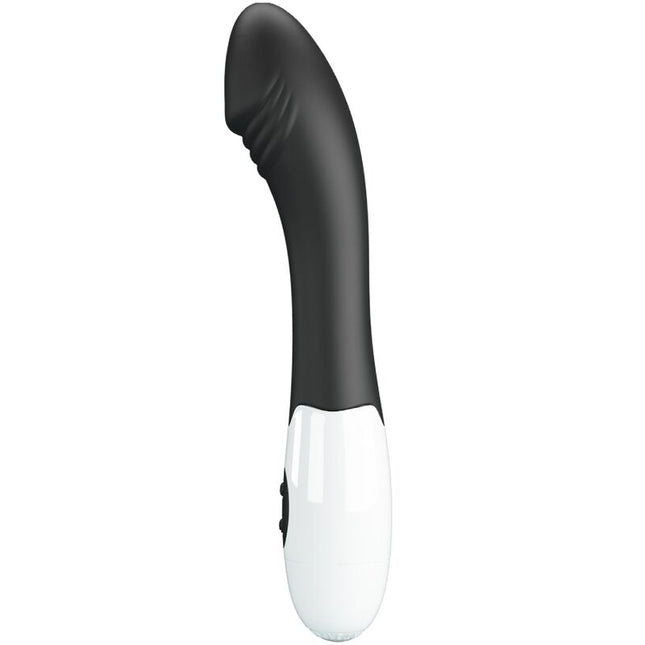 PRETTY LOVE - VIBRATOR ELEMENTAL PENTRU PUNCTUL G 30 DE MODURI NEGRU