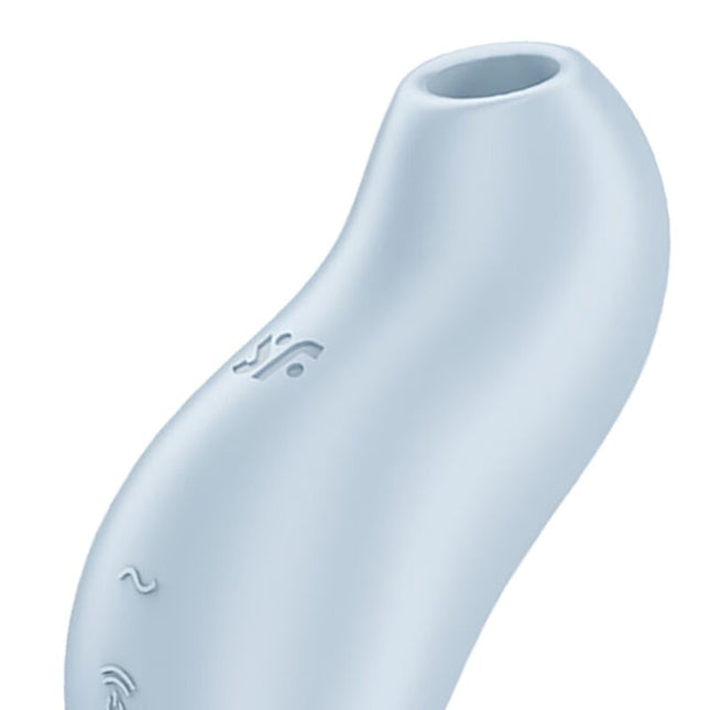 SATISFYER - POCKET PRO 1 STIMULATOR DE CLITORIS ALBASTRU DESCHIS