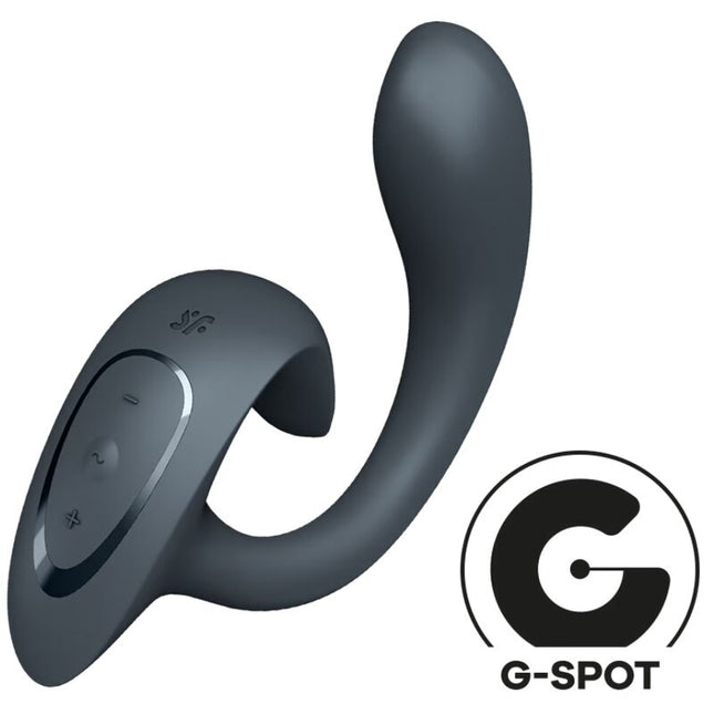 SATISFYER - VIBRATOR G FOR GODDESS 1 RABBIT GRI ÎNCHIS