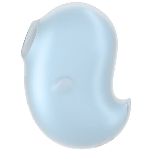 SATISFYER - VIBRATOR CUTIE GHOST LAY-ON ALBASTRU DESCHIS