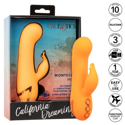 CALEXOTICS - VIBRATOR MONTECITO MUSE RABBIT ORANGE DE LA CALIFORNIA DREAMING