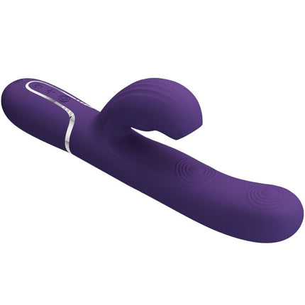 PRETTY LOVE - VIBRATOR PERLITA PENTRU PUNCT G 3 ÎN 1 MULTIFUNCȚIONAL MOV