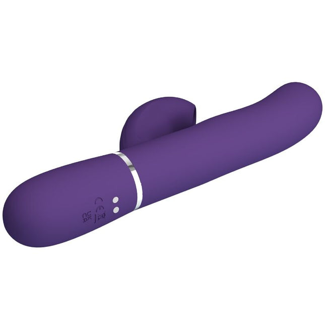 PRETTY LOVE - VIBRATOR PERLITA PENTRU PUNCT G 3 ÎN 1 MULTIFUNCȚIONAL MOV
