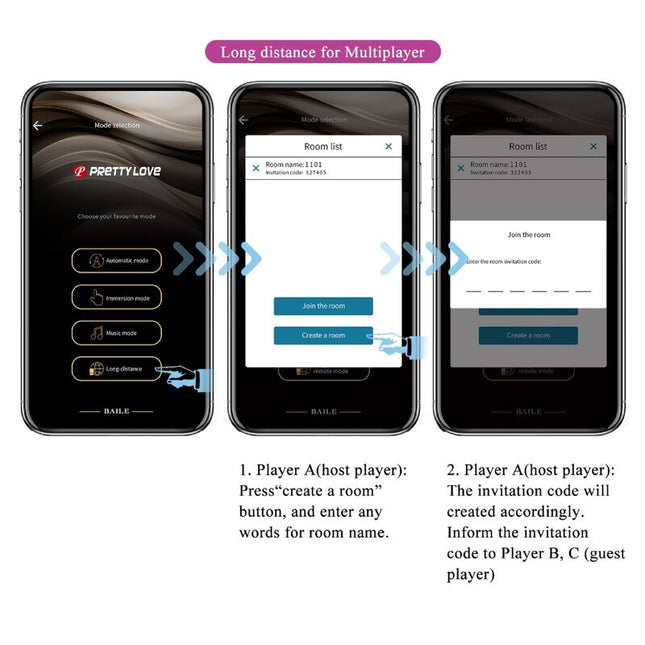 PRETTY LOVE - VIBRATOR HECTOR ELECTROSHOCK CU APLICAȚIE GRATUITĂ VIOLET