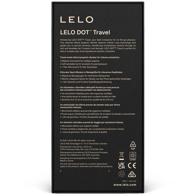 LELO - STIMULATOR DE CLITORIS DOT TRAVEL ROZ