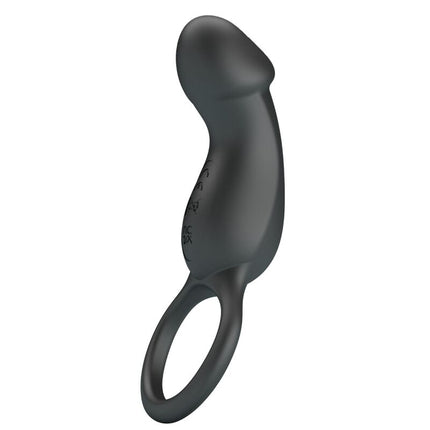 PRETTY LOVE - INEL VIBRATOR NEGRU TRAE CU STIMULATOR