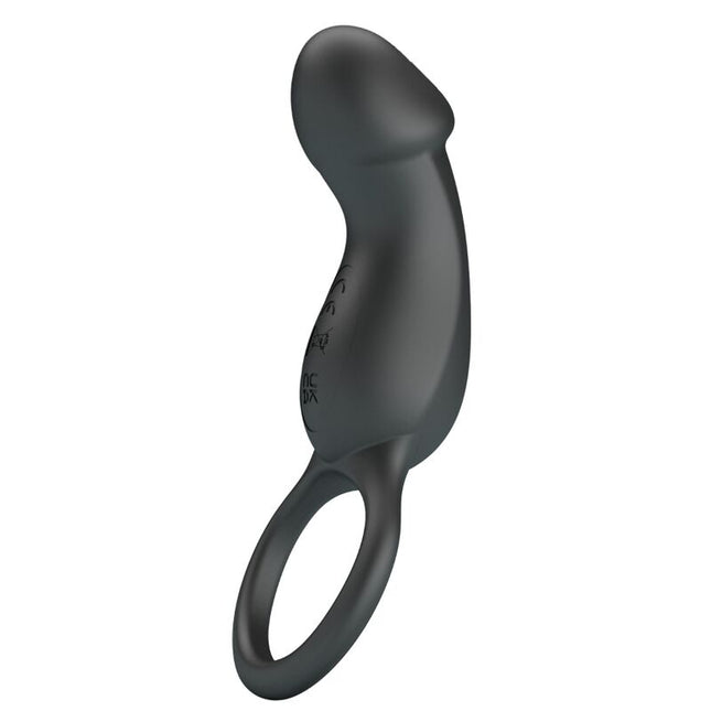 PRETTY LOVE - INEL VIBRATOR NEGRU TRAE CU STIMULATOR