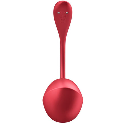 SATISFYER - STIMULATOR CU TELECOMANDĂ SHINY PETAL G POINT ROȘU, APLICAȚIE GRATUITĂ