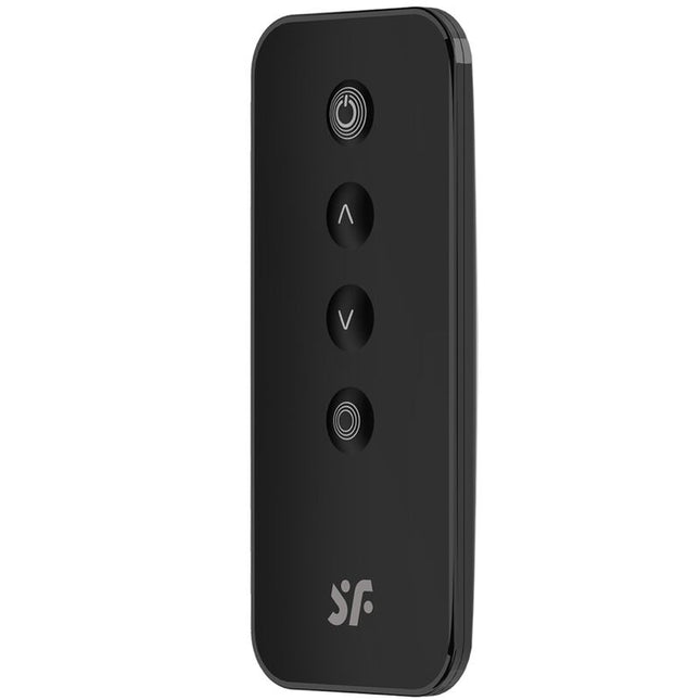 SATISFYER - STIMULATOR PUNCT G CU NERVURI, TELECOMANDĂ, NEGRU, APLICAȚIE GRATUITĂ