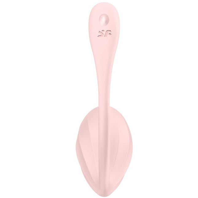 SATISFYER - STIMULATOR CU TELECOMANDĂ CU PUNCT G CU PETALE NERVURATE, CU APLICAȚIE GRATUITĂ ROSE