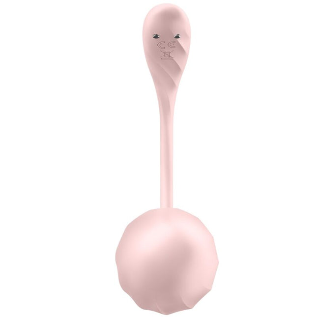 SATISFYER - STIMULATOR CU TELECOMANDĂ CU PUNCT G CU PETALE NERVURATE, CU APLICAȚIE GRATUITĂ ROSE