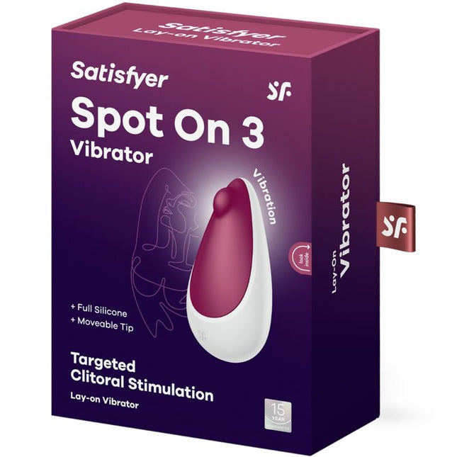 SATISFYER - SPOT ON 3 STIMULATOR DE CLITORIS BERRY