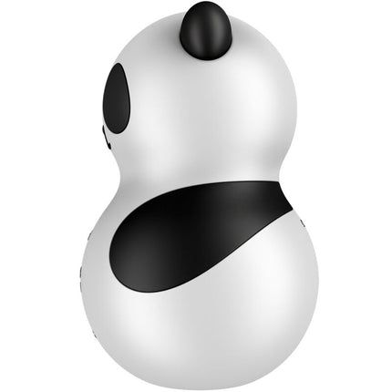 SATISFYER - STIMULATOR ȘI VIBRATOR POCKET PANDA ALB-NEGRU