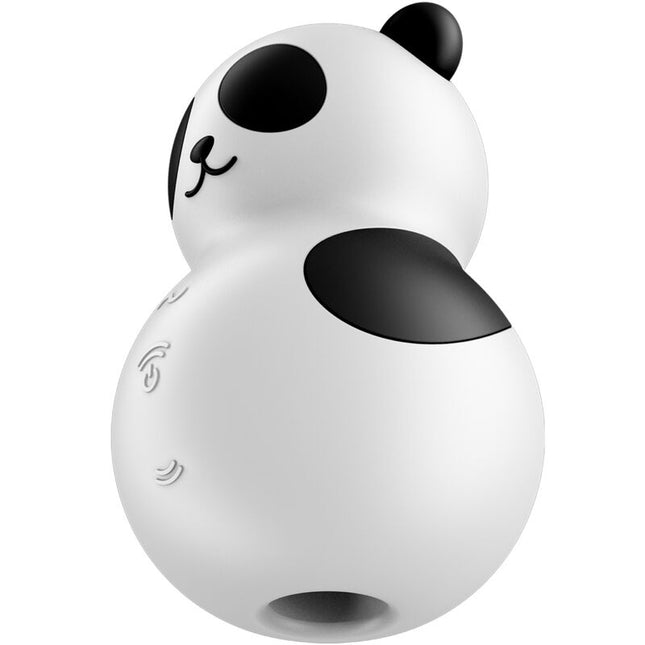 SATISFYER - STIMULATOR ȘI VIBRATOR POCKET PANDA ALB-NEGRU