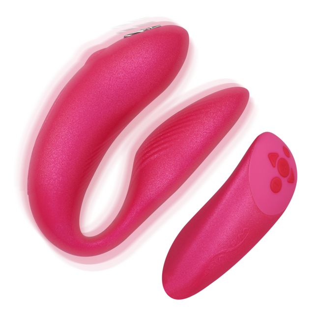 WE-VIBE - VIBRATOR CHORUS PENTRU CUPLURI CU CONTROL DE STRISARE ROZ