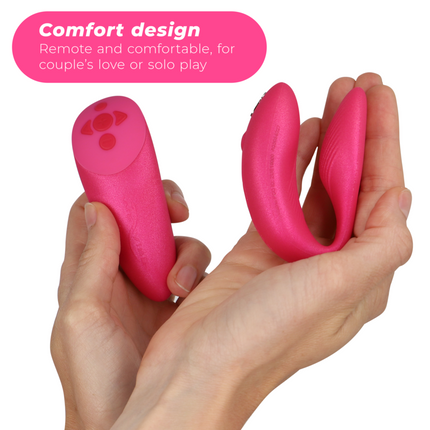 WE-VIBE - VIBRATOR CHORUS PENTRU CUPLURI CU CONTROL DE STRISARE ROZ