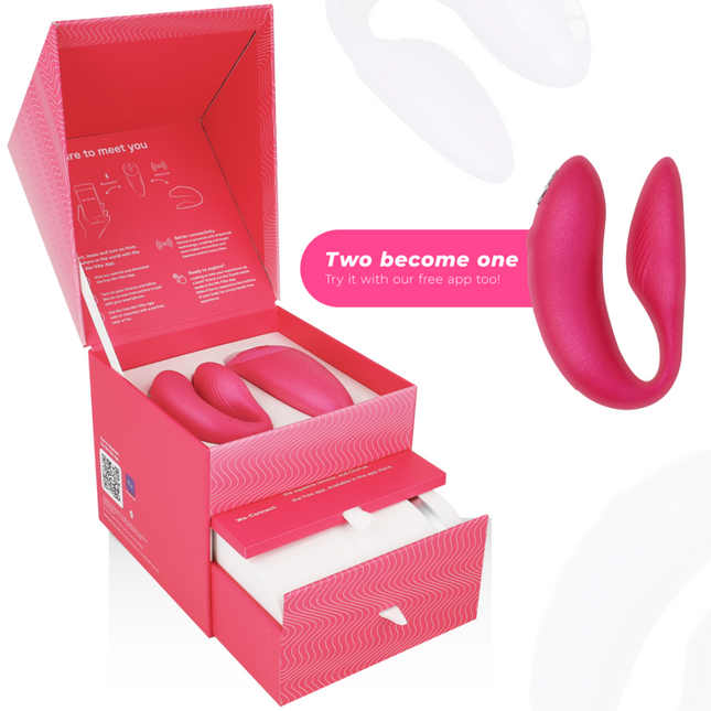 WE-VIBE - VIBRATOR CHORUS PENTRU CUPLURI CU CONTROL DE STRISARE ROZ