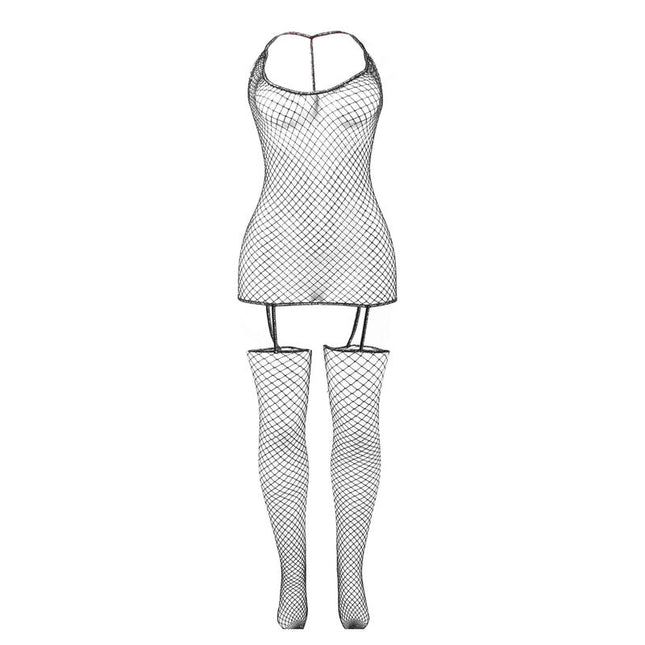 SUBBLIME - 951955 BODYSTOCKING DIN PLASA STRĂLUCITOR, MĂRIME UNICA