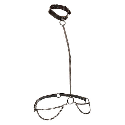 CALEXOTICS - ZGÂR ȘI LESĂ CU LANȚ EUPHORIA, MĂRIME PLUSĂ