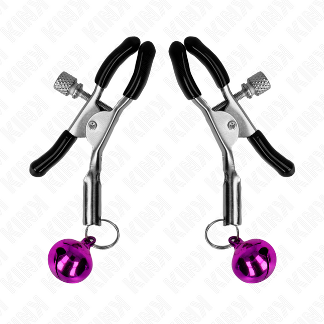 KINK - CLEMĂ PENTRU SPRÂNZĂRI CU UN SINGUR CLOPOȚ MOV 6 CM