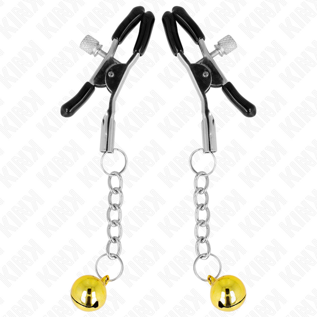 KINK - CLEMĂ PENTRU SĂRCI CU PENDANT JINGLE BELL AUR 6 CM