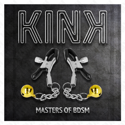 KINK - CLEMĂ PENTRU SĂRCI CU PENDANT JINGLE BELL AUR 6 CM