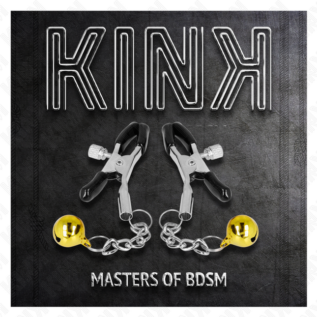 KINK - CLEMĂ PENTRU SĂRCI CU PENDANT JINGLE BELL AUR 6 CM