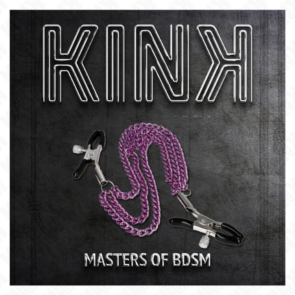 KINK - CLEMĂ PENTRU SFARFURI CU 3 LANȚURI MOV 20/23/28 CM